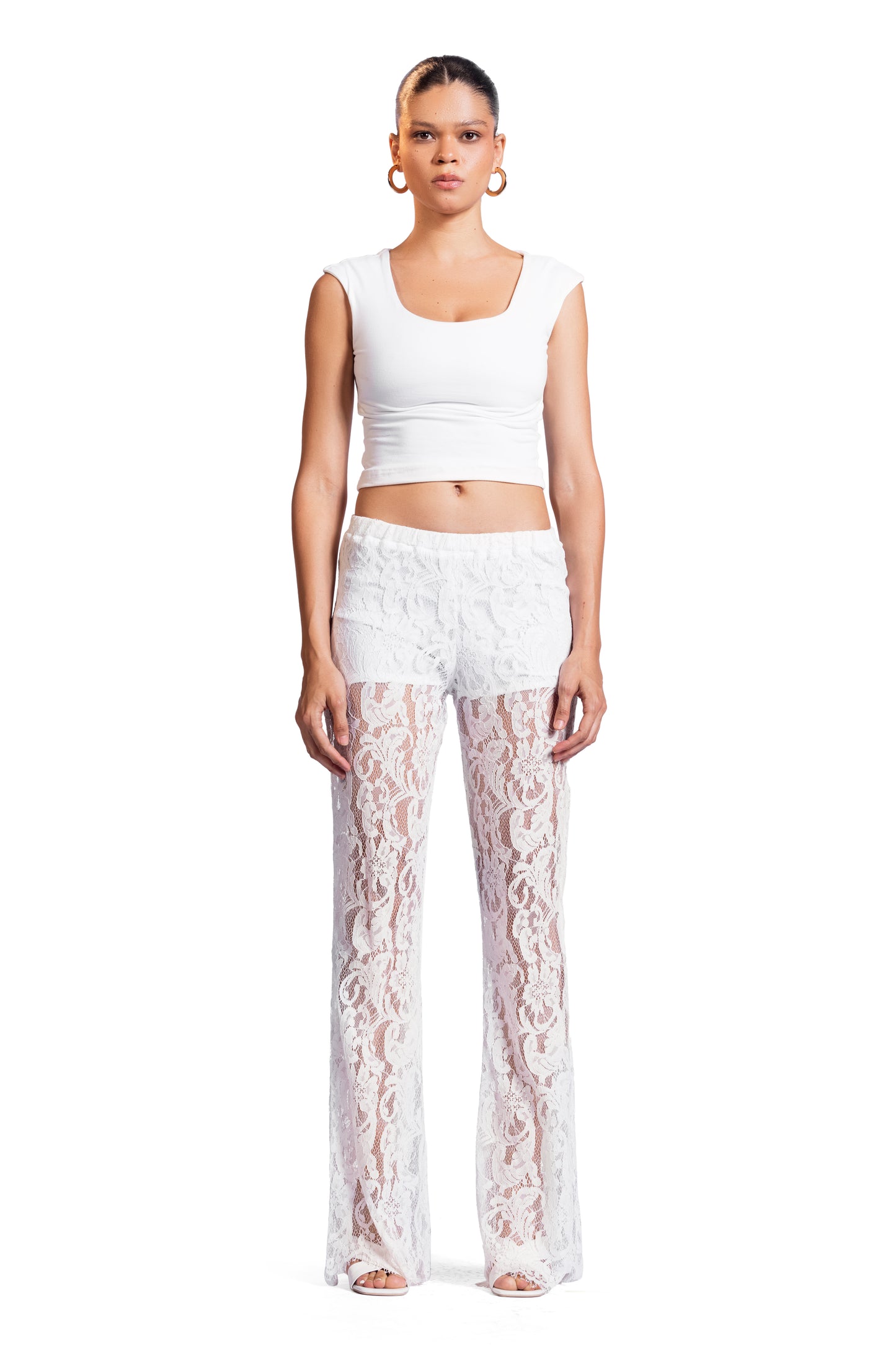 Pure Bliss “white short Dentelle”