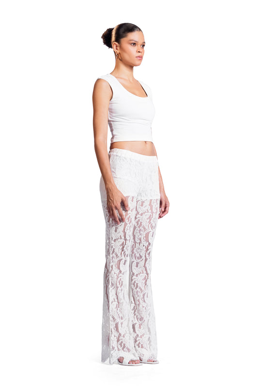 Pure Bliss “white short Dentelle”