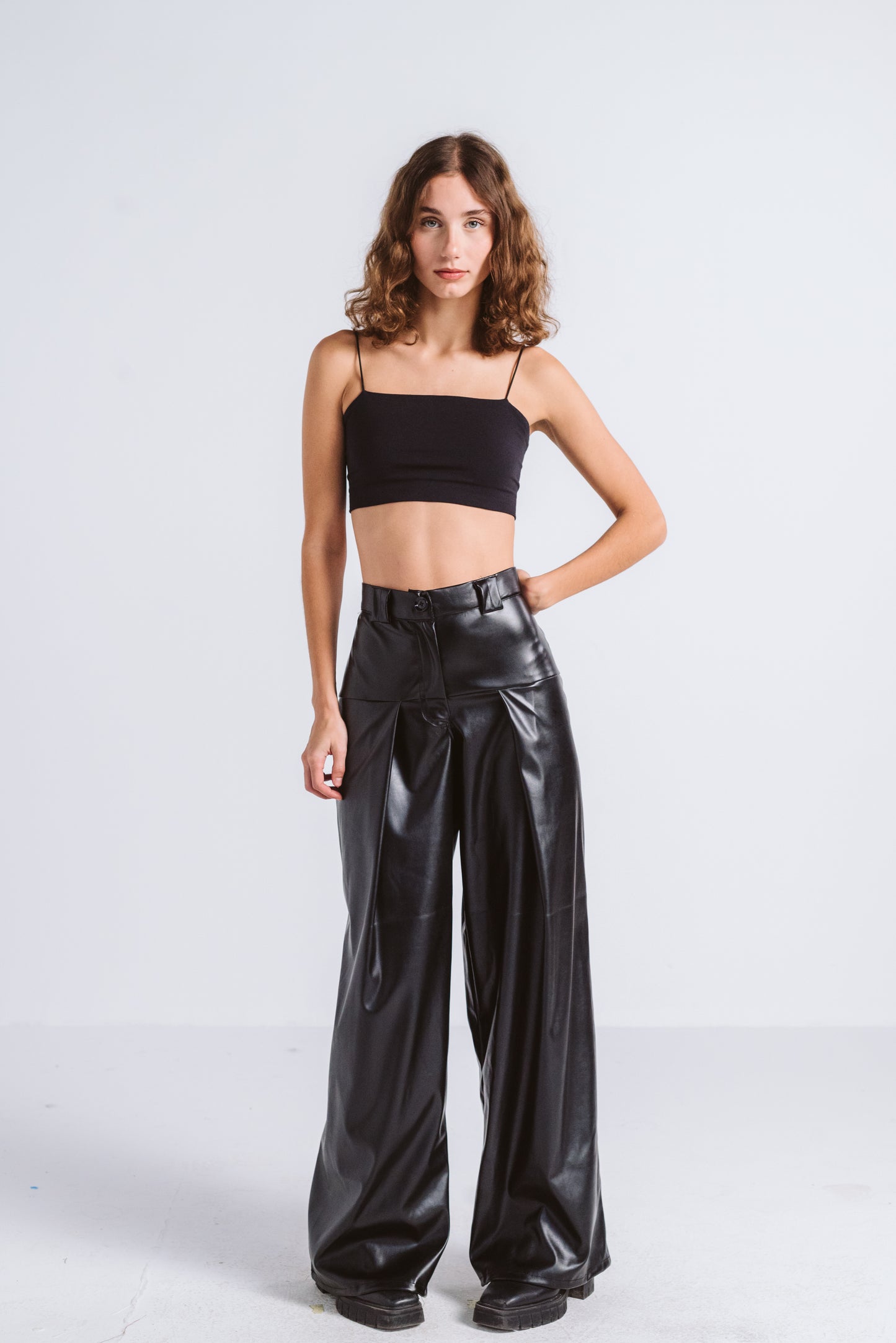 Balck leather pants