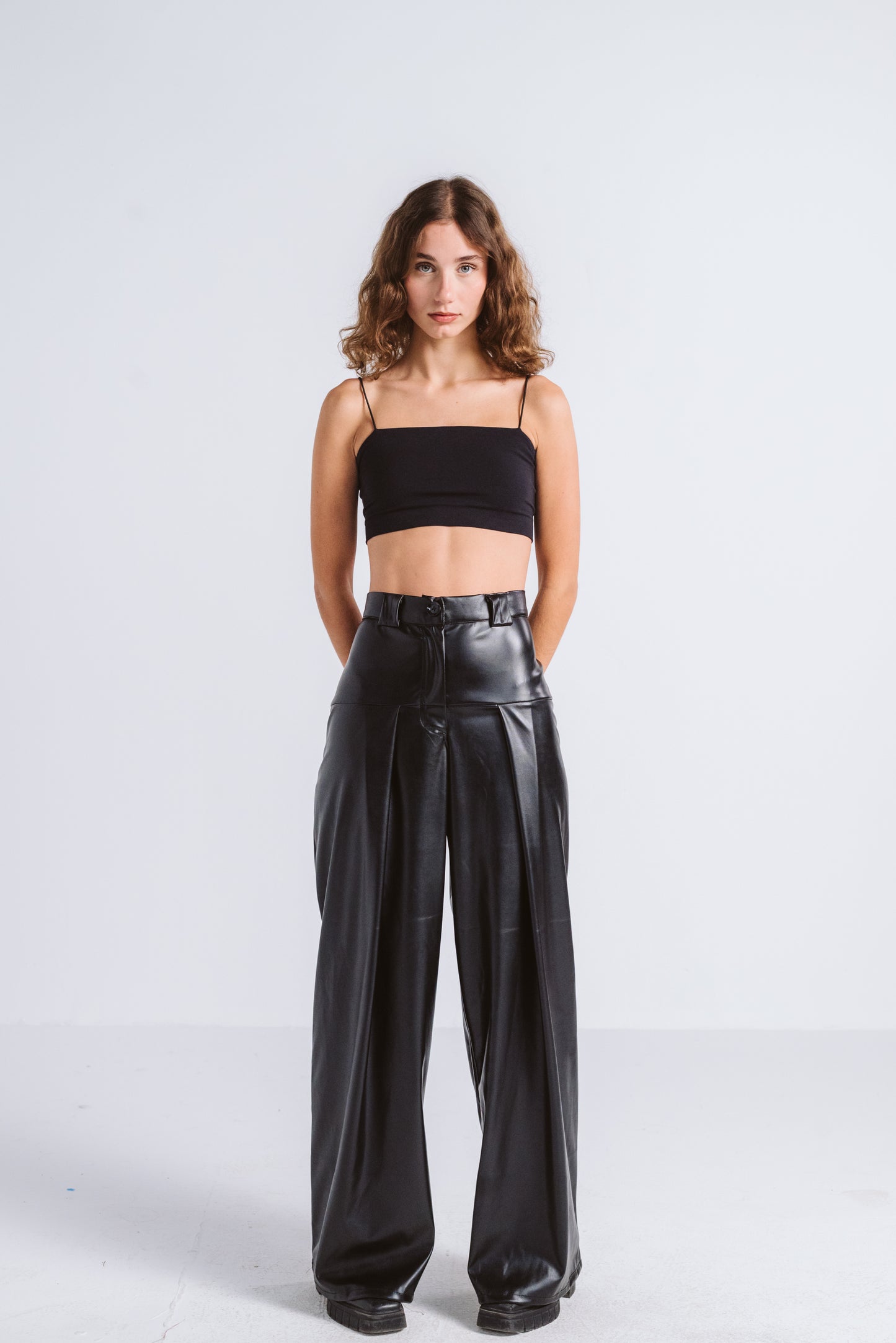 Balck leather pants