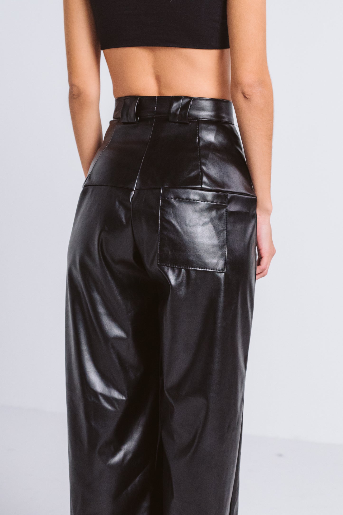 Balck leather pants