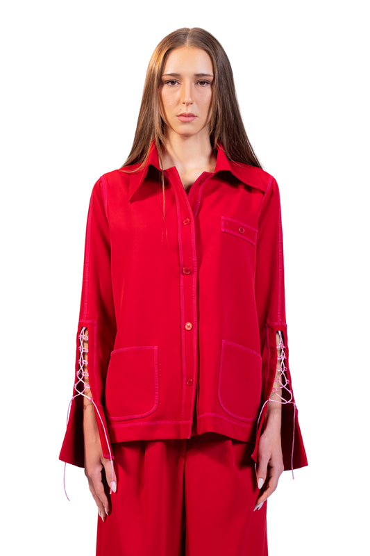 CRIMSON CODE  “Red long sleeve”