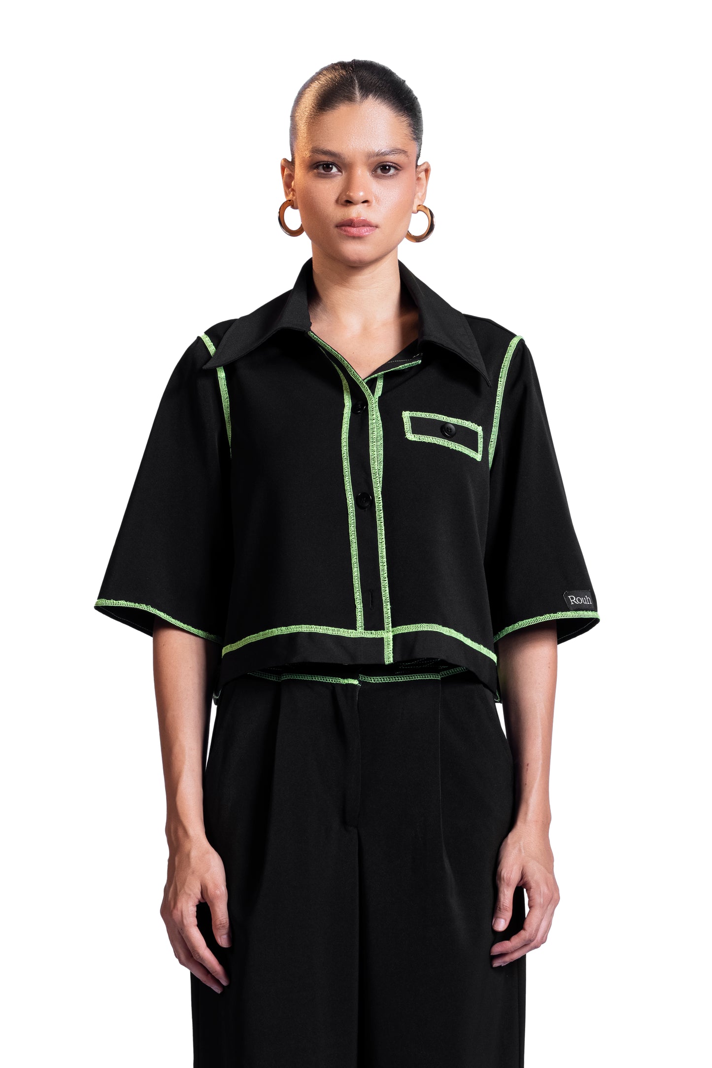SIREN SUIT “Black cropped set”
