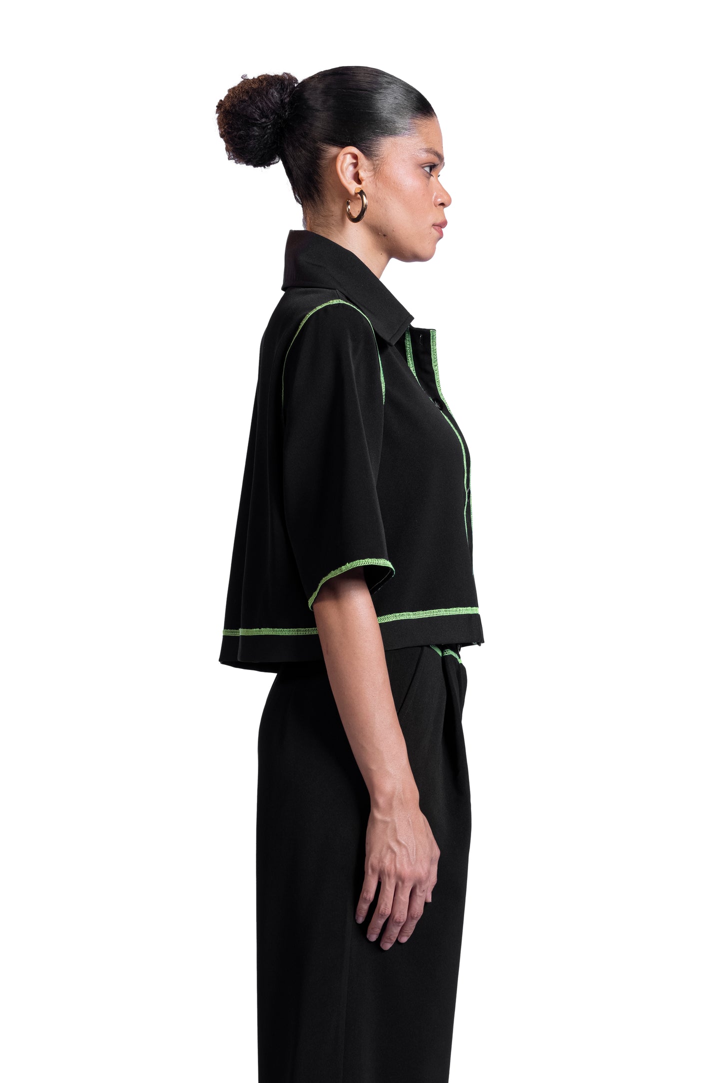 SIREN SUIT “Black cropped set”