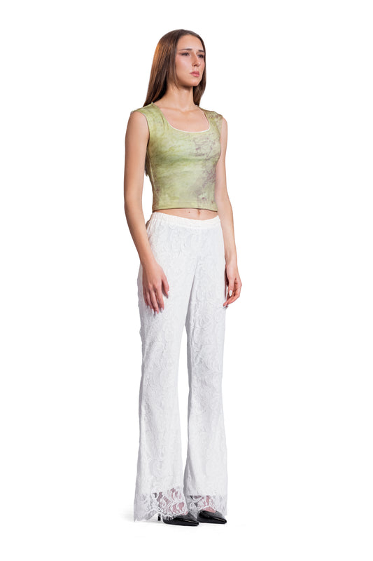 Pure Bliss “white pants Dentelle”