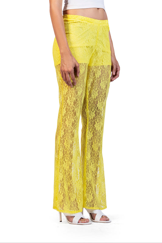 Sunbeam “Yellow short Dentelle”