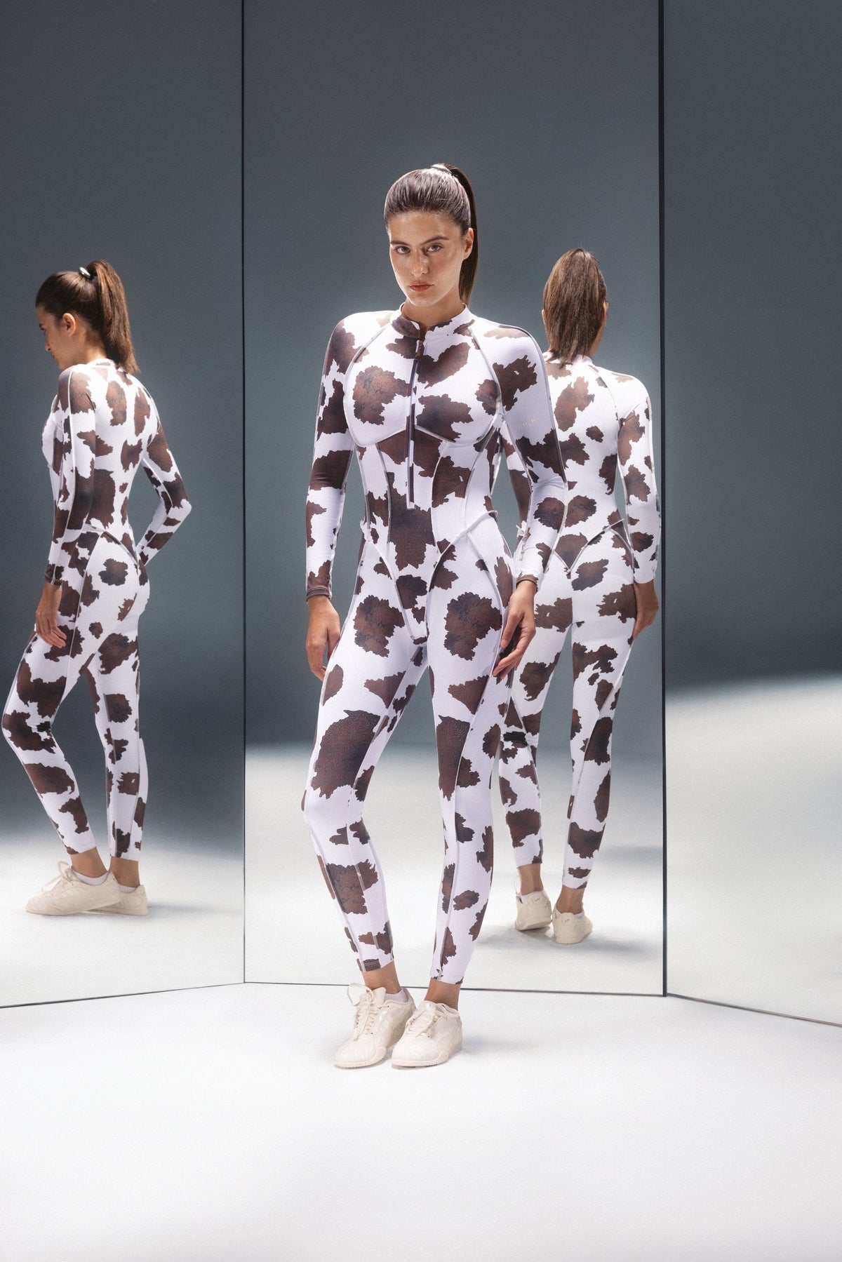 Cow Print Suit