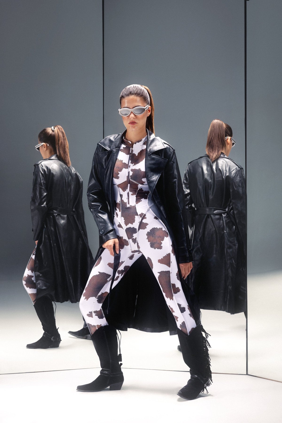 Cow Print Suit