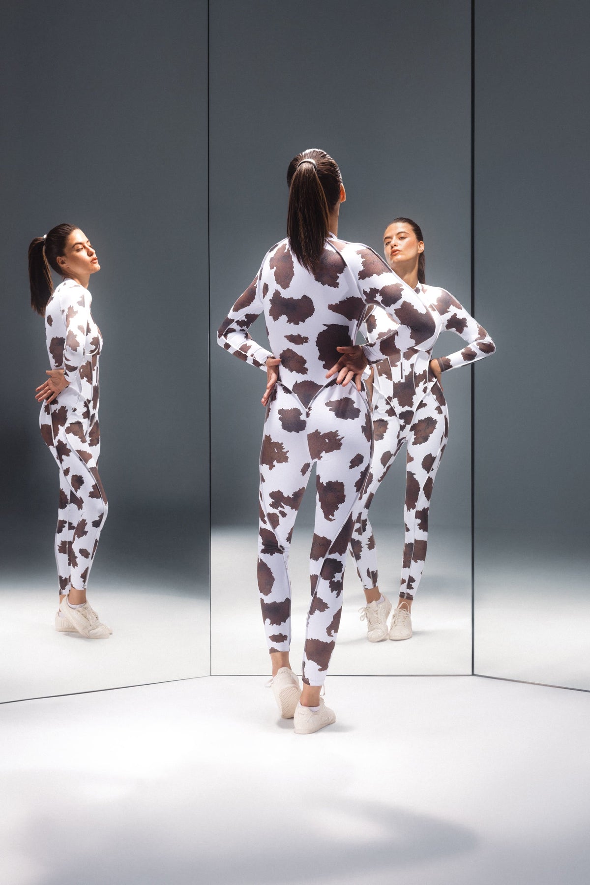 Cow Print Suit
