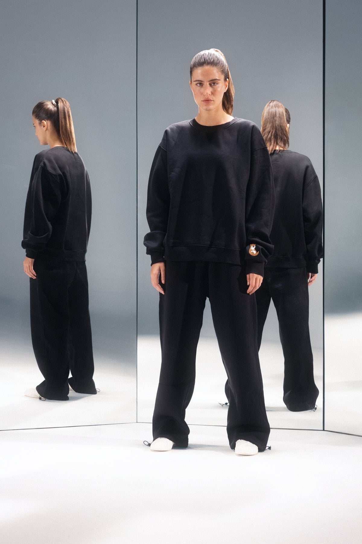 Noir Black Sweat Set