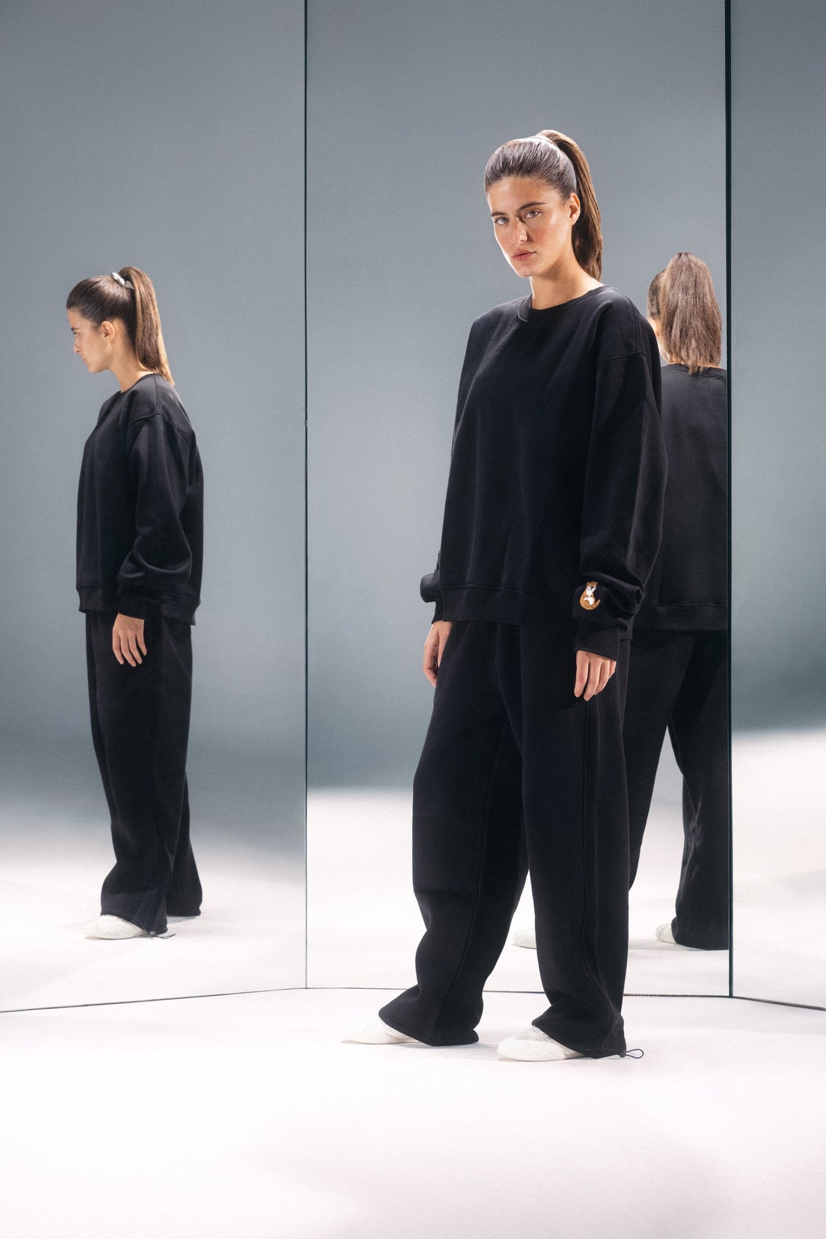 Noir Black Sweat Set